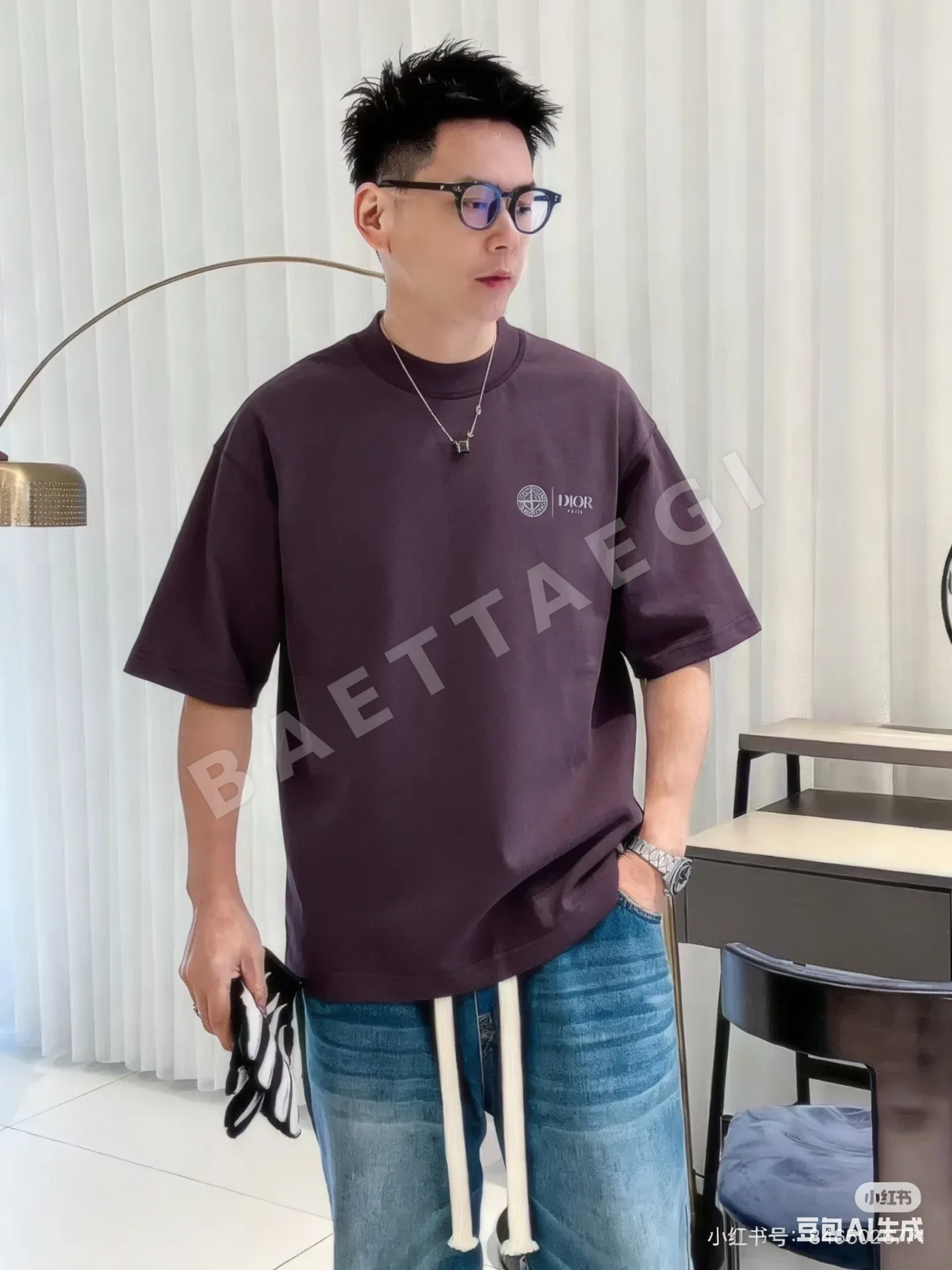 디올 남성 반팔 티셔츠 상세 이미지 2