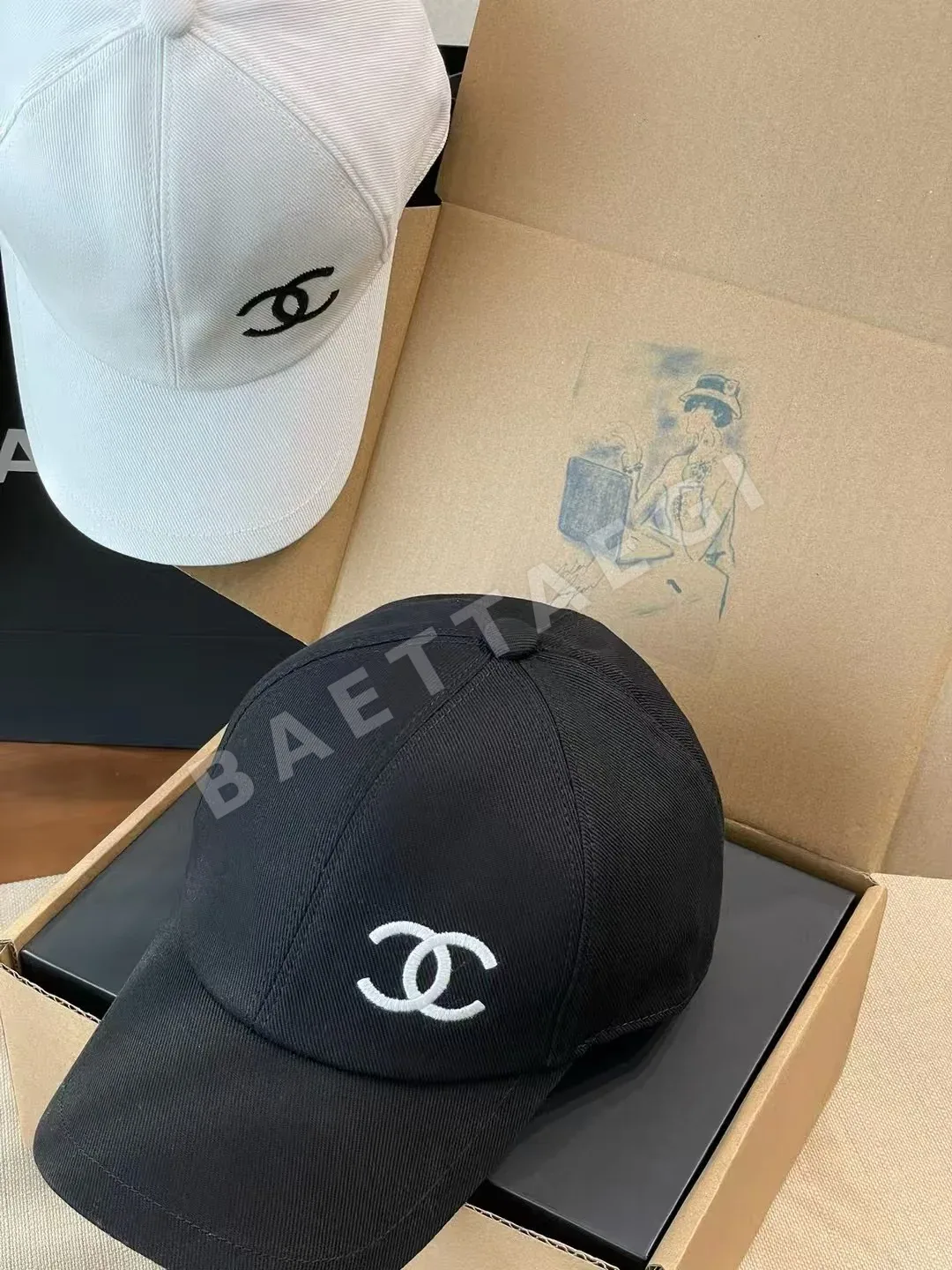 샤넬 그래피티 어부 모자 상세 이미지 3