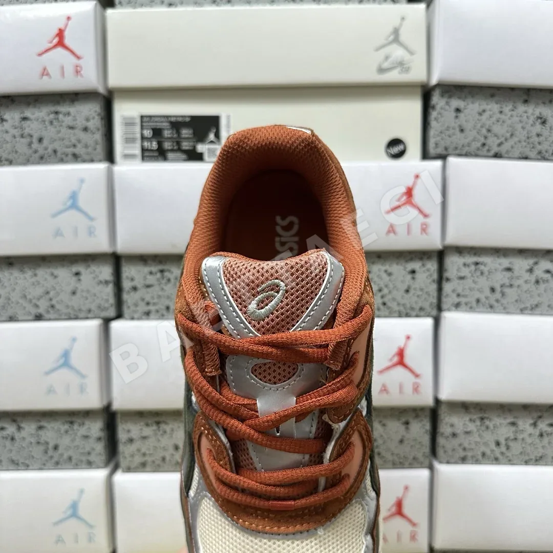 아식스 [RT] 젤 NYC 1201A789-251 200362 Asics Gel-NYC Oatmeal Forest Green Orange 상세 이미지 9