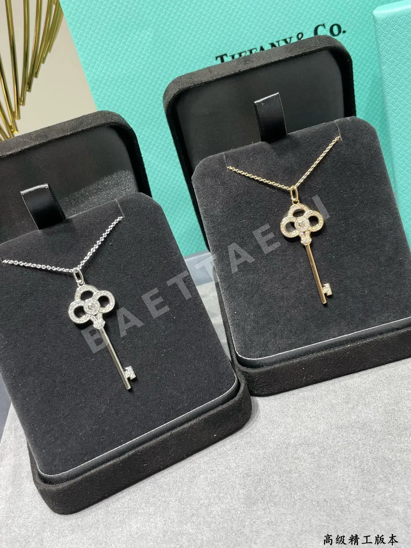 티파니 하트 크라운 키 925 스털링 실버 목걸이 상세 이미지 9