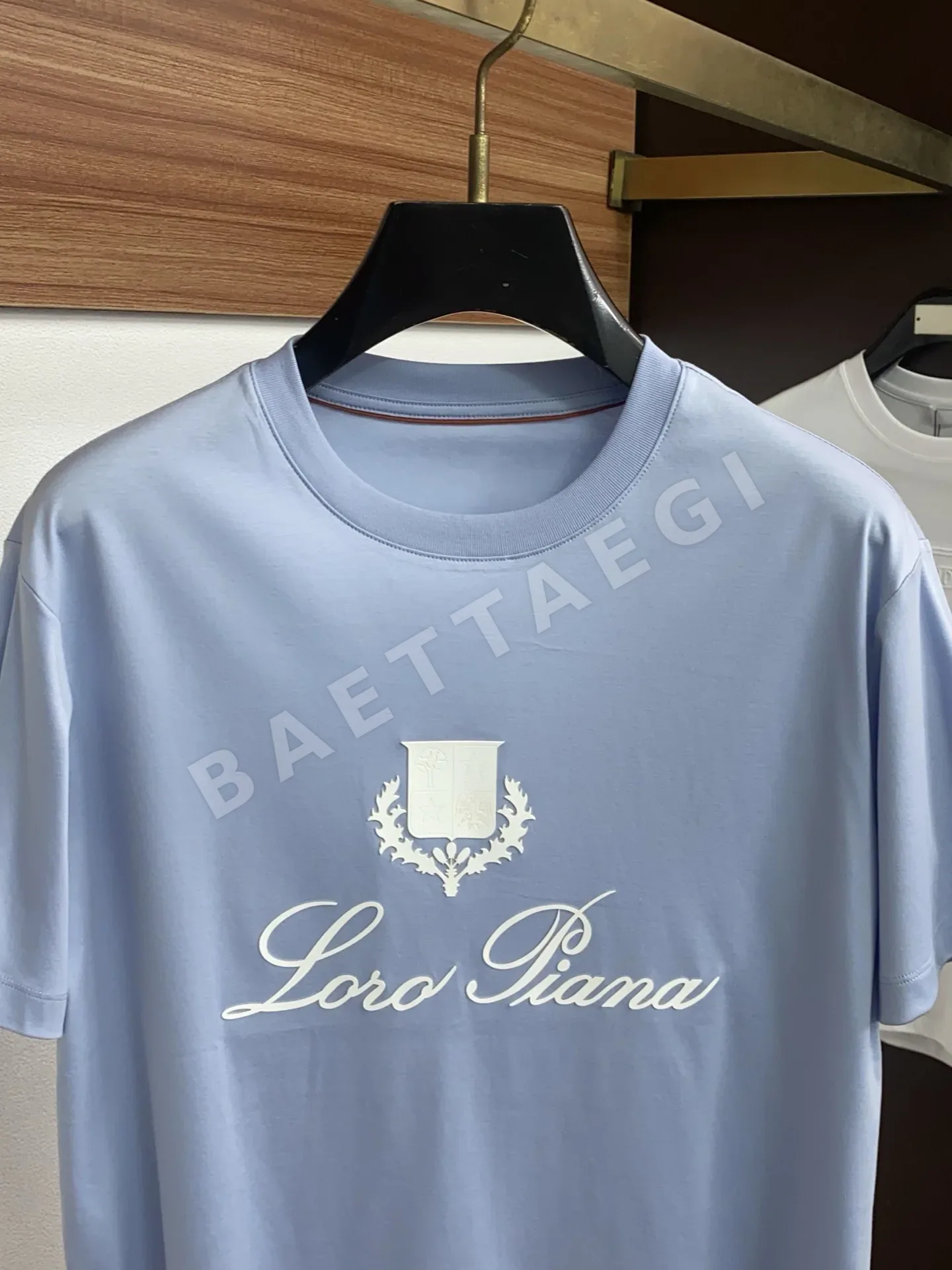 로로피아나 코튼 남성 반팔 티셔츠 상세 이미지 2