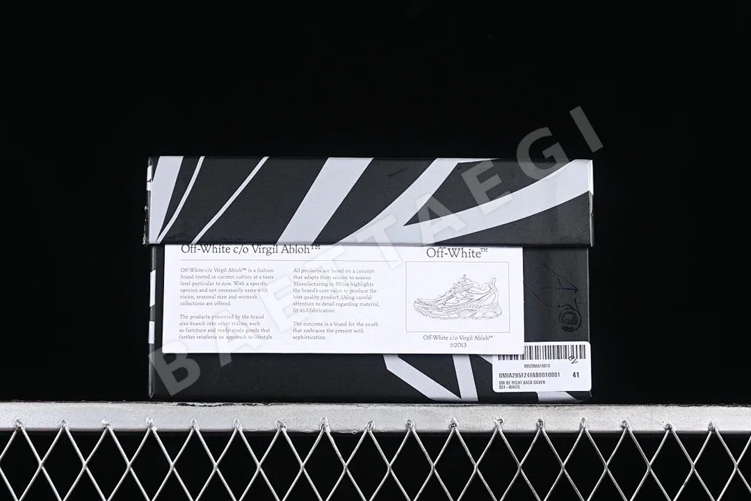오프화이트 비 라이트 백 블랙 화이트 202361 Off White Be Right Back 상세 이미지 18
