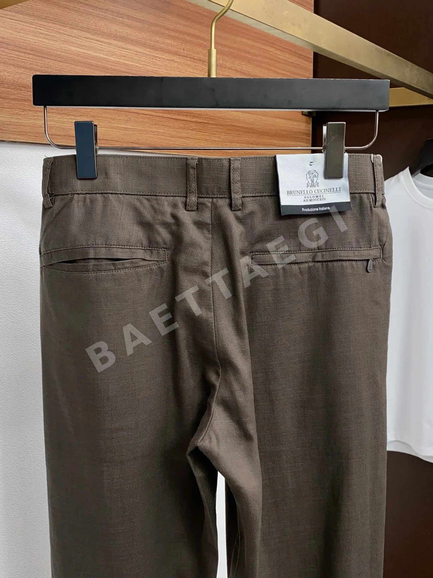 브루넬로쿠치넬리 린넨 캐주얼 남성 바지 상세 이미지 10