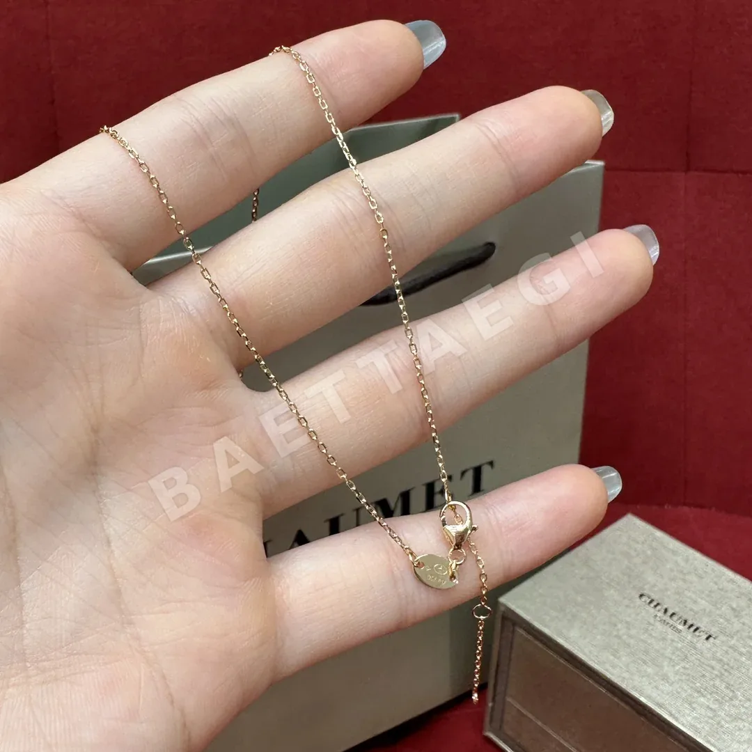 쇼메 쥬 드 리앙 크로스링크 925 실버 목걸이 상세 이미지 5
