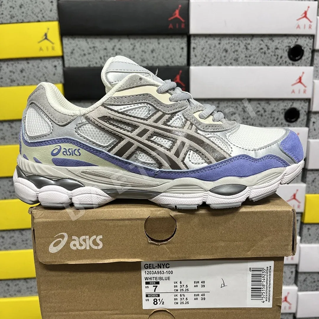 아식스 [RT] 젤 NYC 1203A953-100 200356 Asics Gel-NYC Cream Cloud Grey Blue