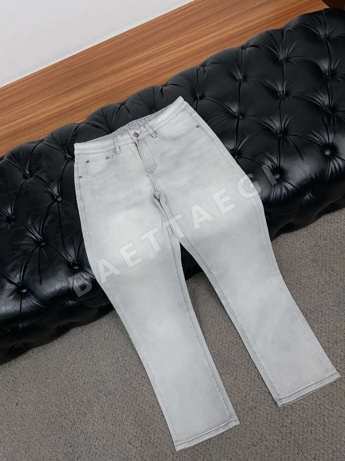 로에베 남성 고신축 데님 바지 상세 이미지 6