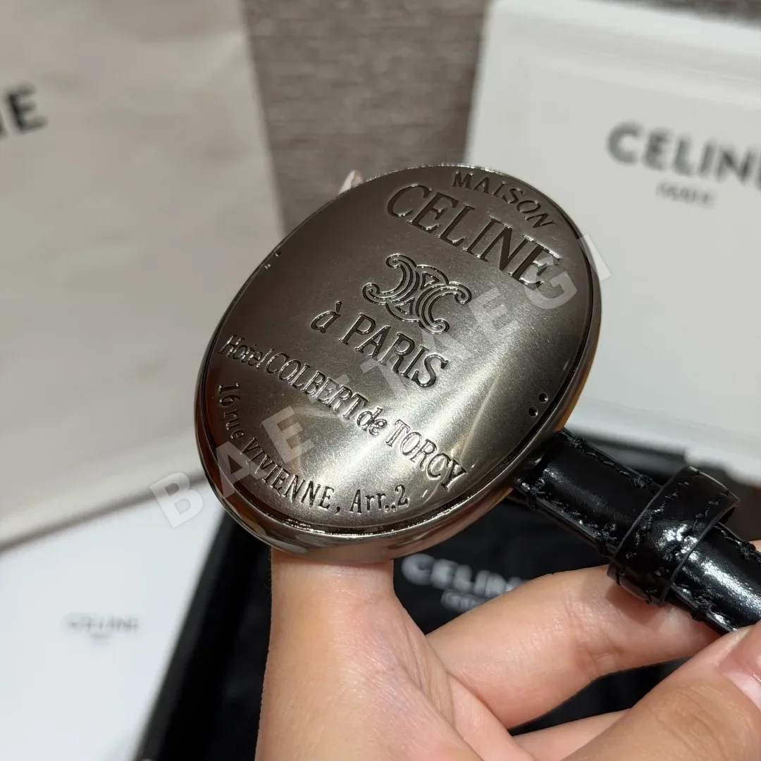 셀린느 메종 13mm 가죽 벨트 상세 이미지 5