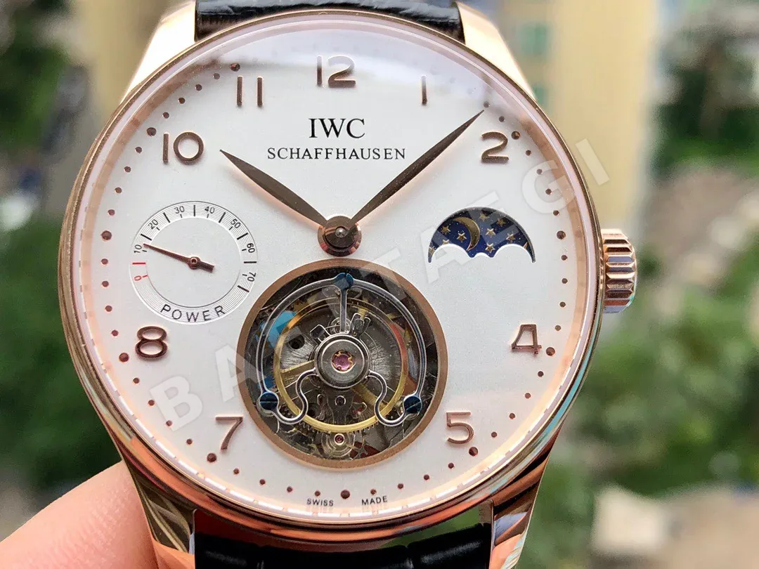 IWC 포르투기저 투르비용 문페이즈 파워리저브 시계 상세 이미지 7