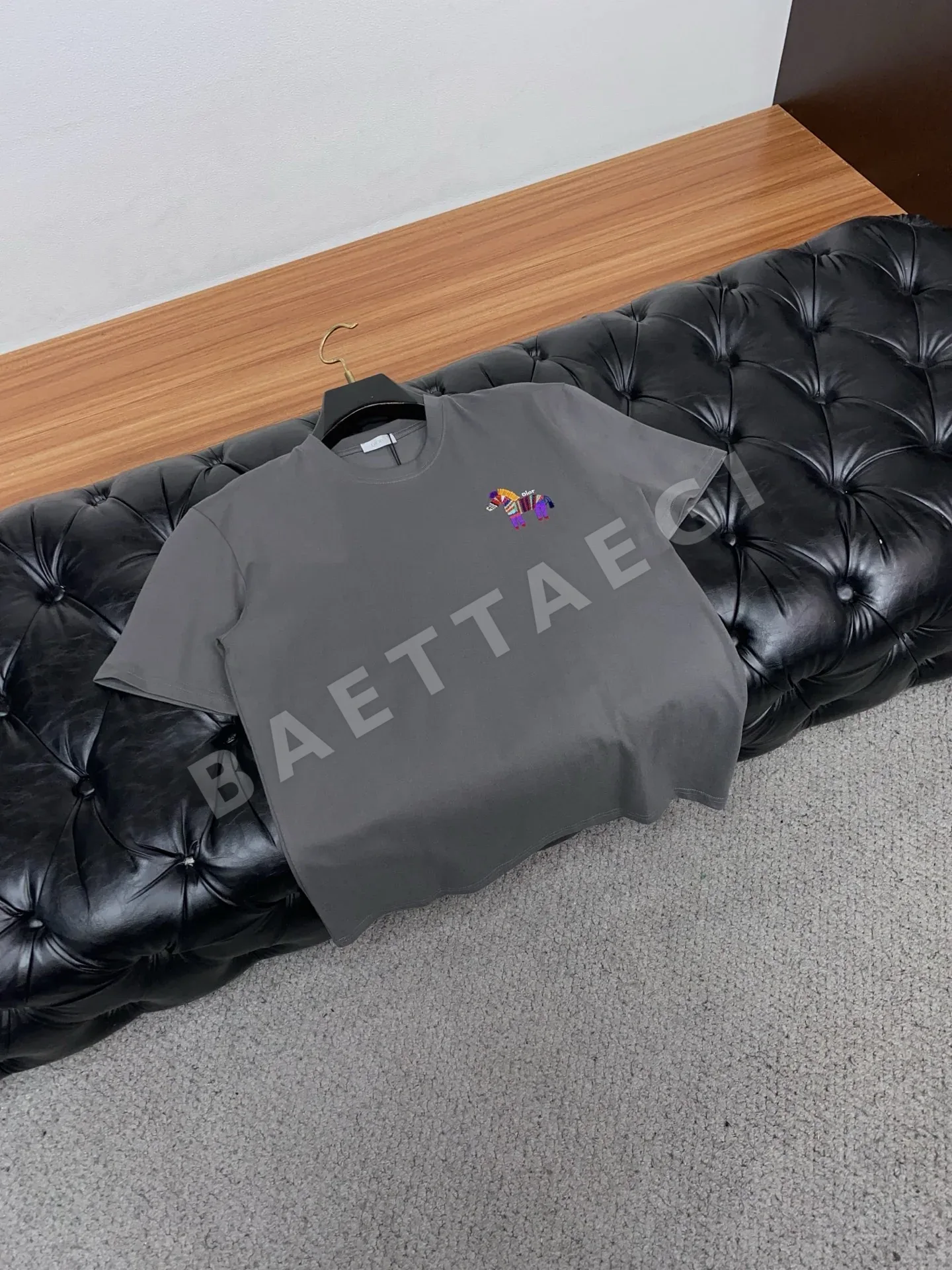 디올 코튼 크루넥 남성 반팔 티셔츠 상세 이미지 7
