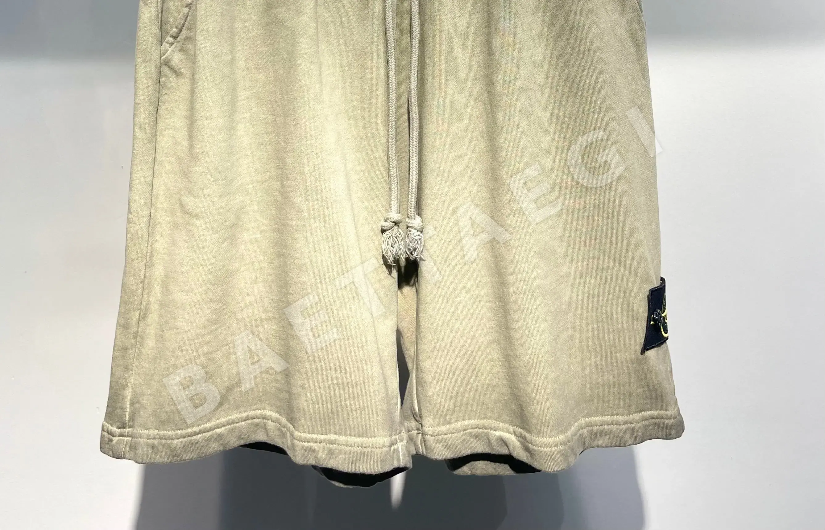 스톤아일랜드 워시드 빈티지 가공 남성 반바지 상세 이미지 5