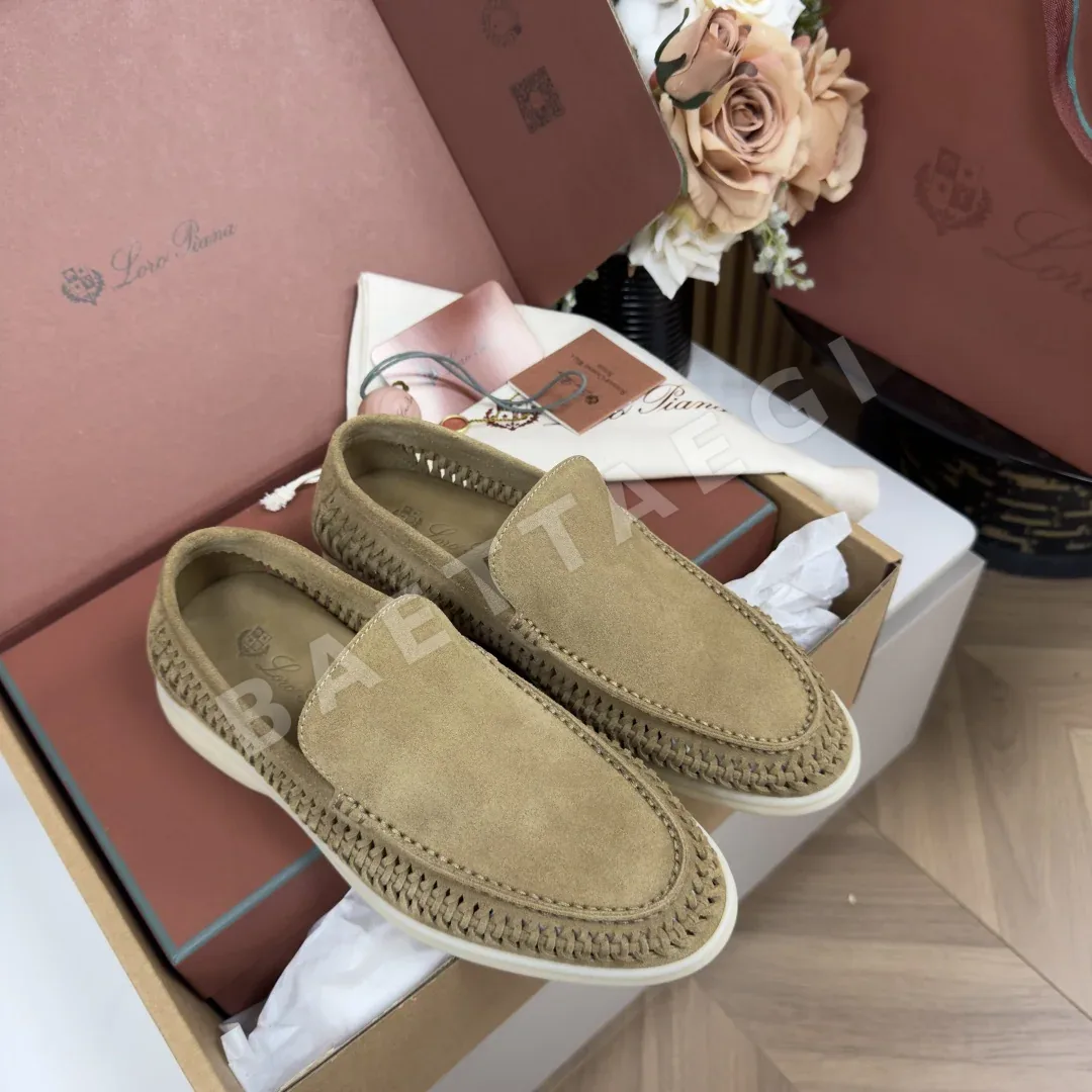 로로피아나 스웨이드 로퍼 156908