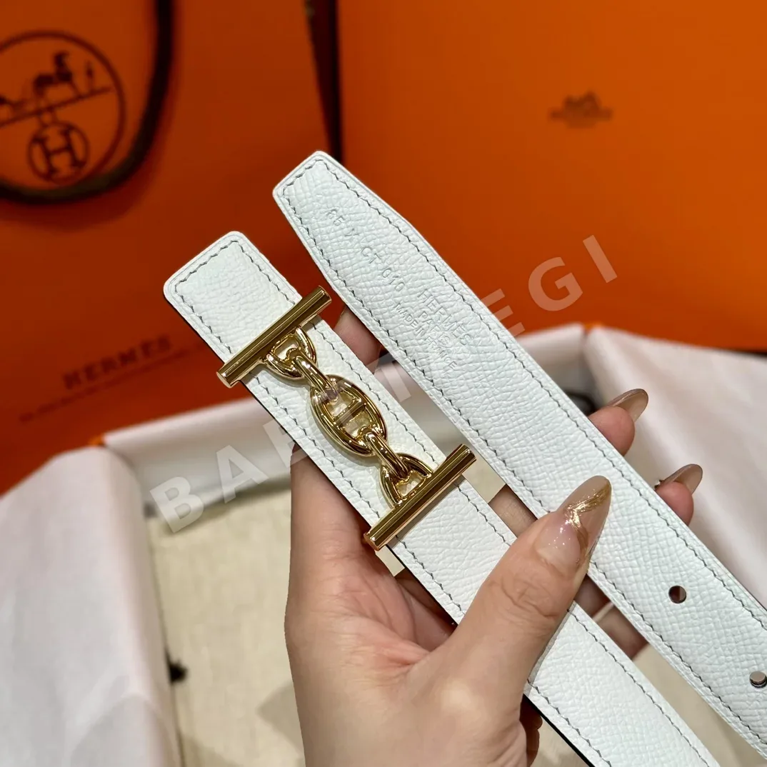 에르메스 슬림 양면 벨트 175323
