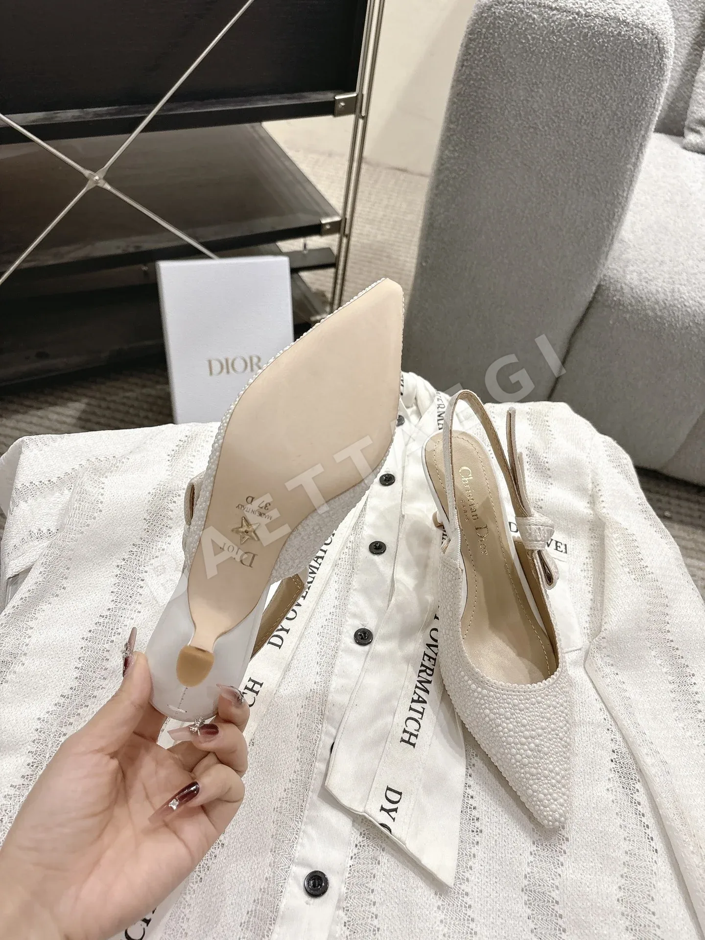 디올 리본 장식 키튼힐 상세 이미지 7