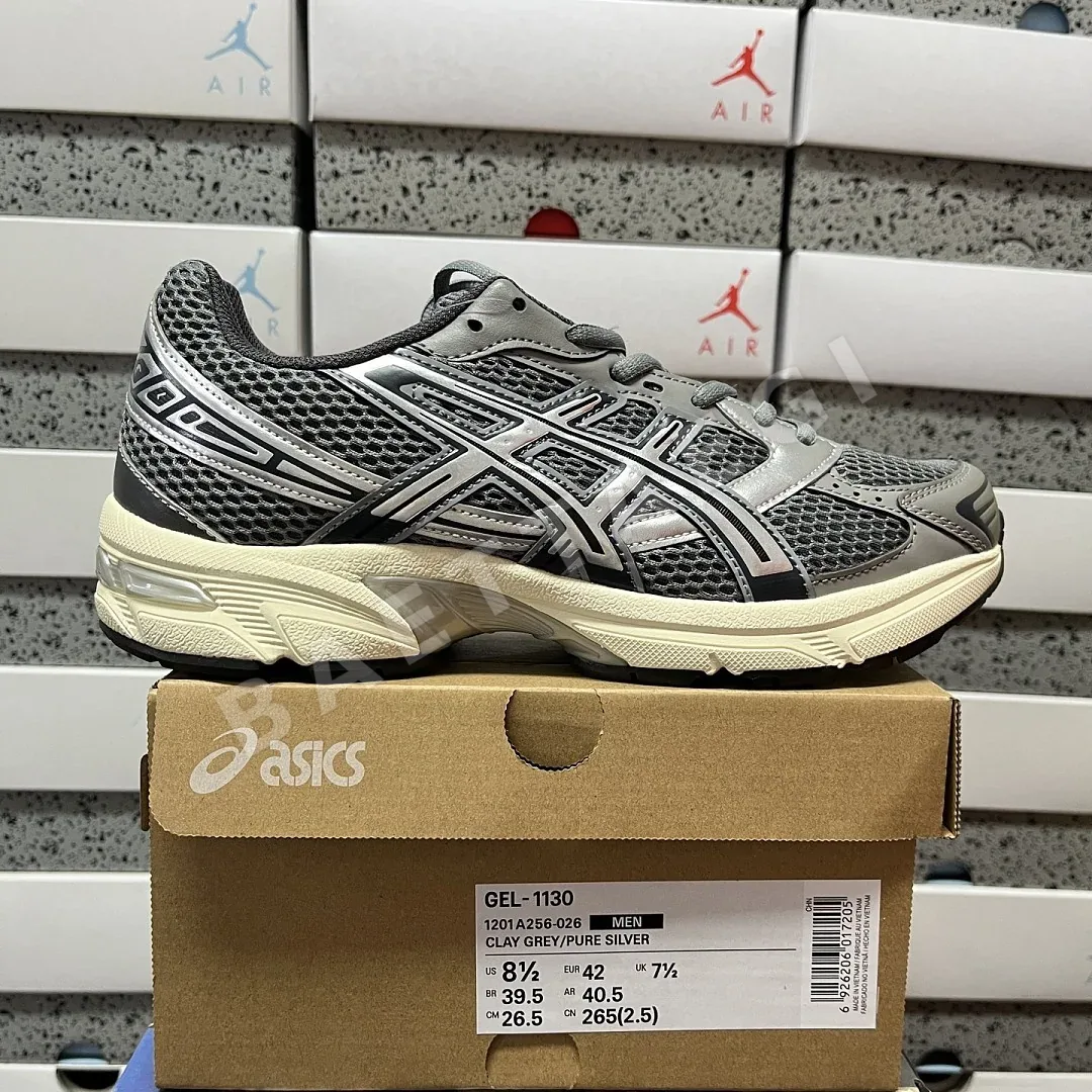 아식스 [VP] 젤 1130 1201A256-026 200549 Asics Gel-1130 Clay Grey Pure Silver