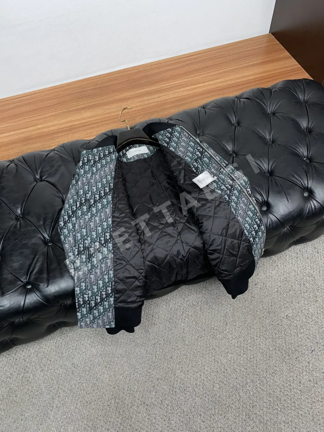 디올 베이스볼 카라 코튼 자켓 상세 이미지 7