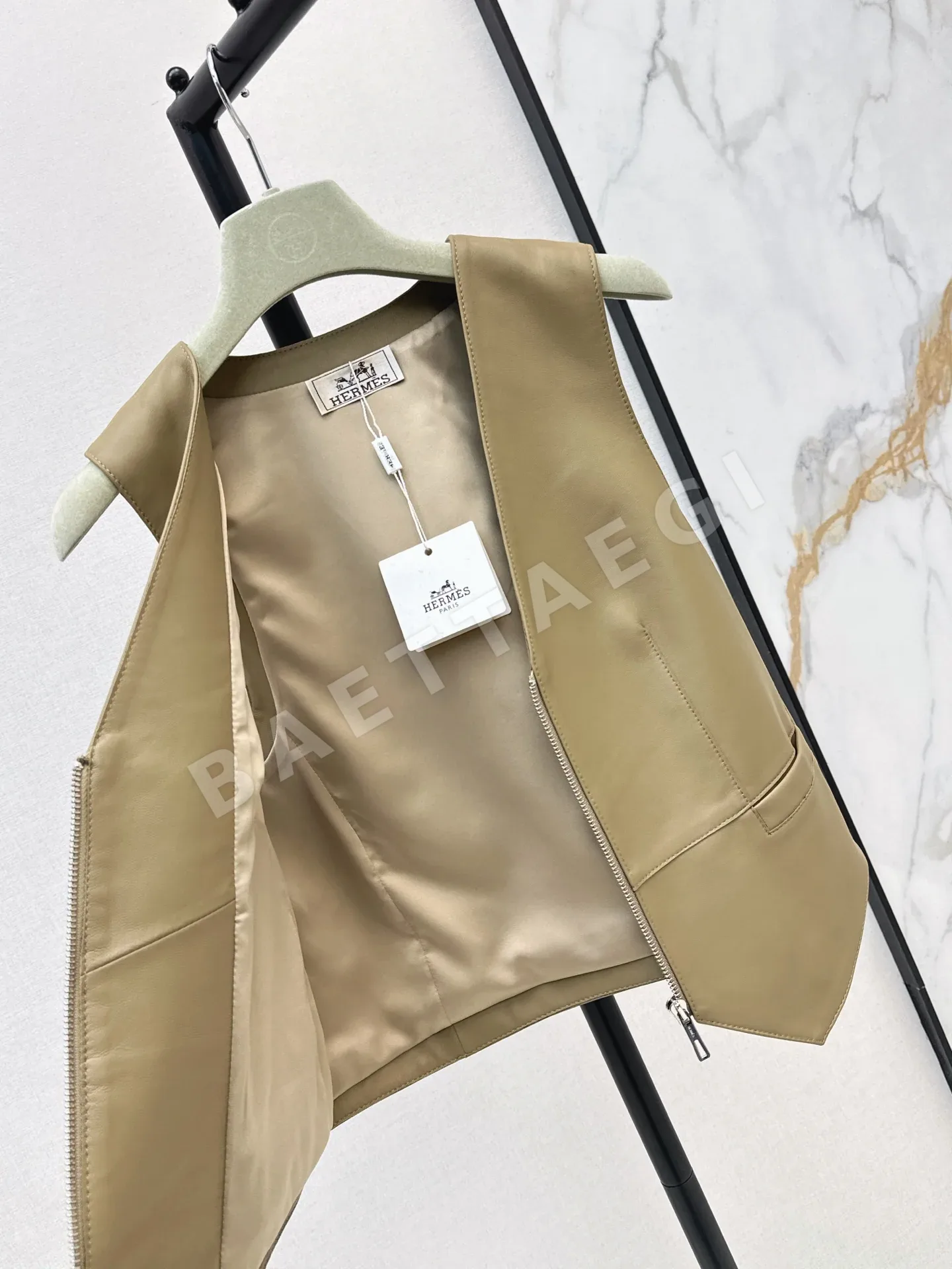 에르메스 승마풍 램스킨 여성 조끼 상세 이미지 7