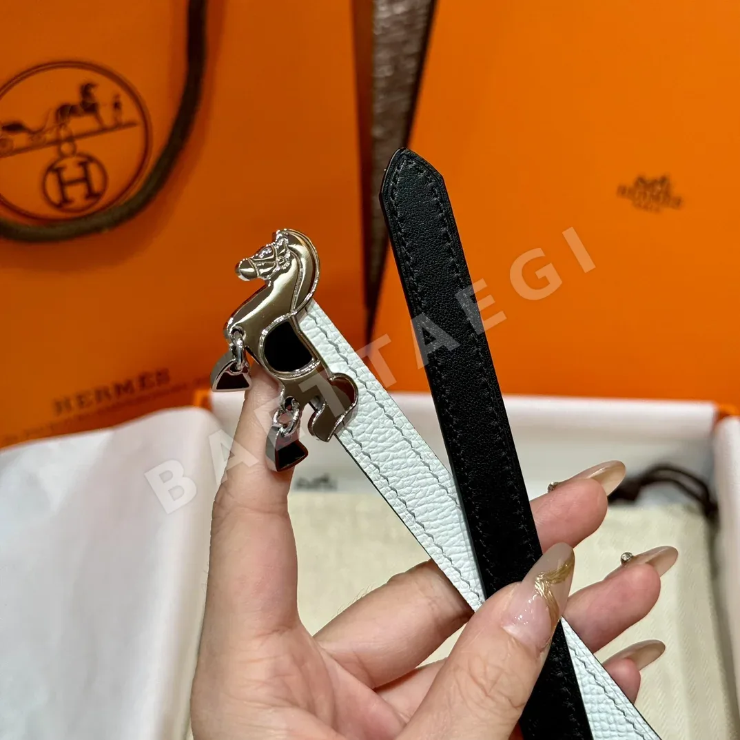 에르메스 그르낭 양면 송아지가죽 벨트 상세 이미지 3