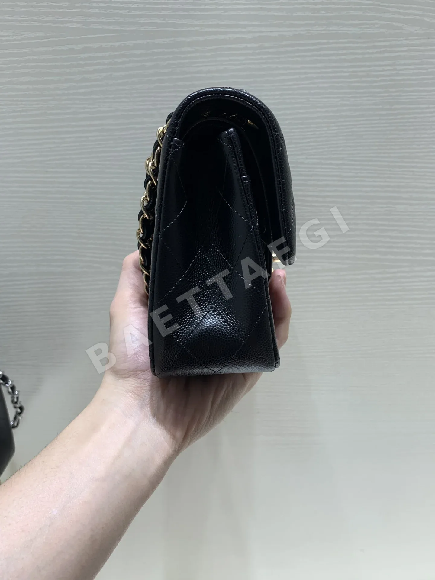 샤넬 캐비어 가죽 가방 상세 이미지 6