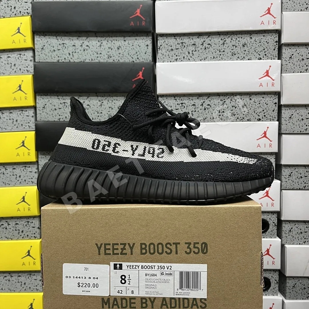 아디다스 [XQ] 이지 부스트 350 V2 BY1604 200800 Adidas Yeezy Boost 350 V2 Core Black White