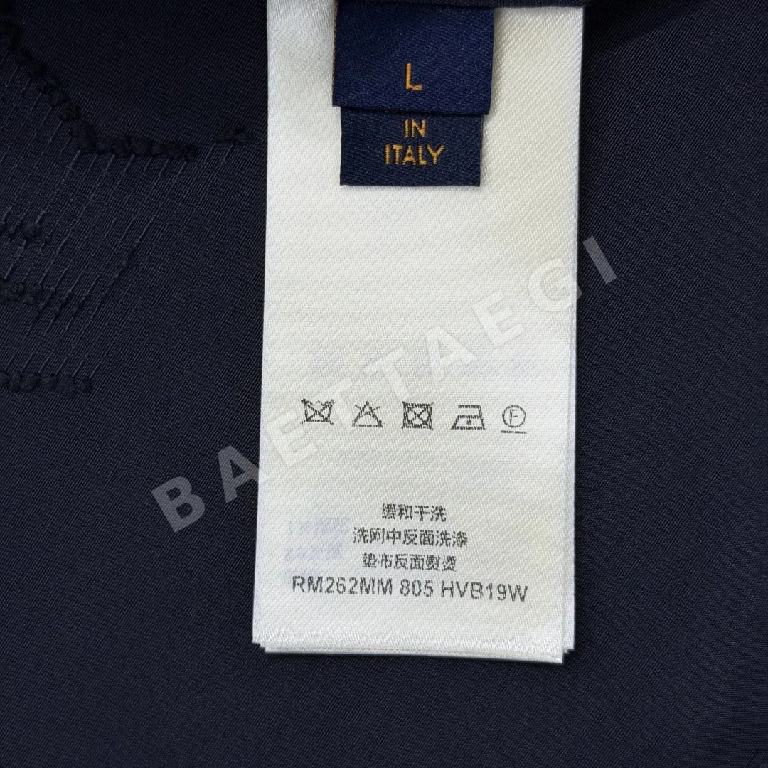 루이비통 모노그램 자카드 컷아웃 반팔 셔츠 상세 이미지 9