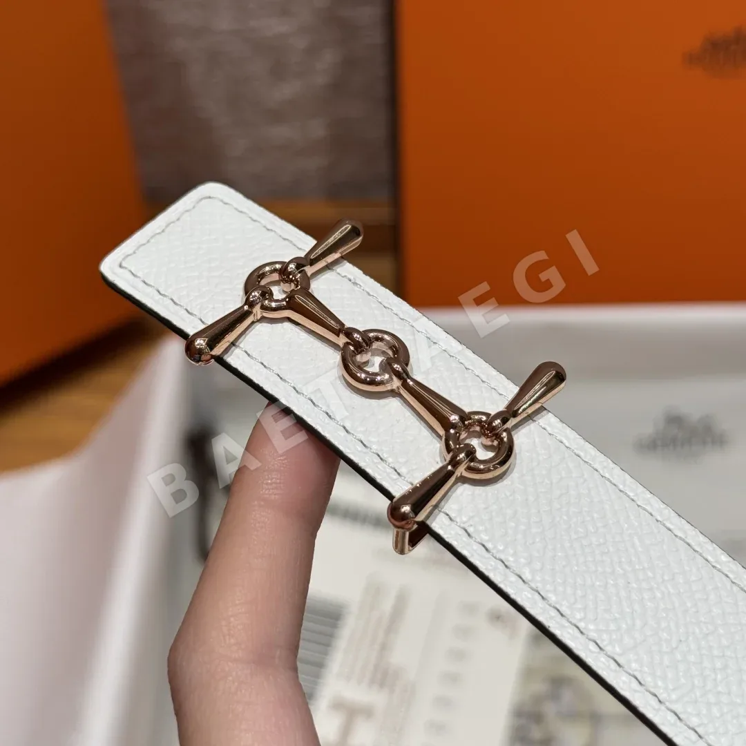에르메스 패밀리 리버시블 가죽 벨트 상세 이미지 4