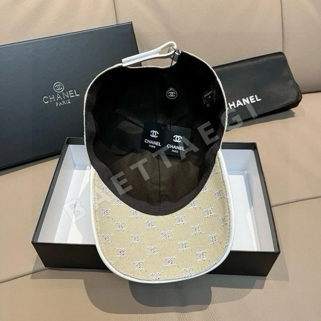 샤넬 더블 C 자카드 캔버스 베이스볼 캡 상세 이미지 6