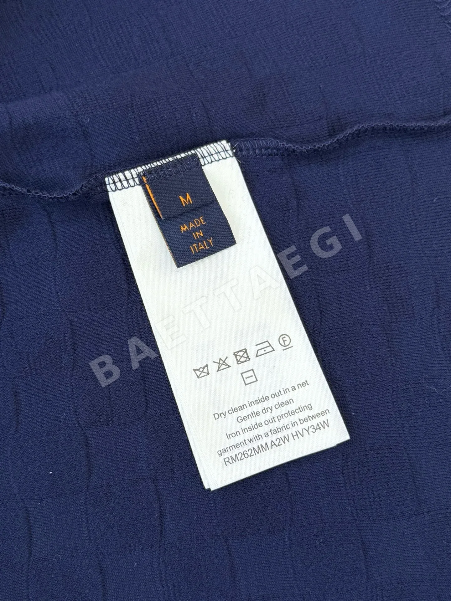 루이비통 LV 체크 테리 자카드 반팔 티셔츠 상세 이미지 9