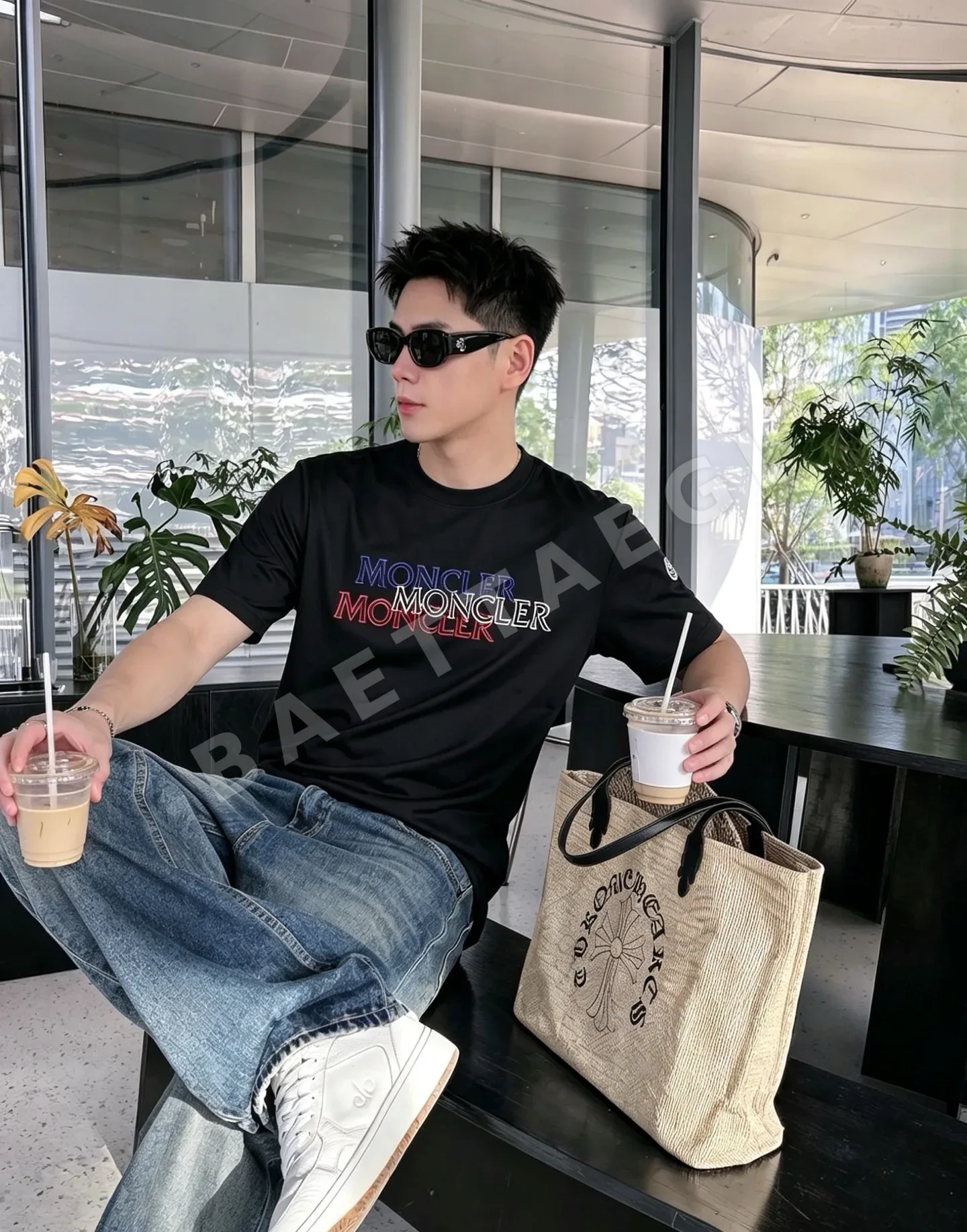 몽클레르 크루넥 반팔 티셔츠 상세 이미지 7