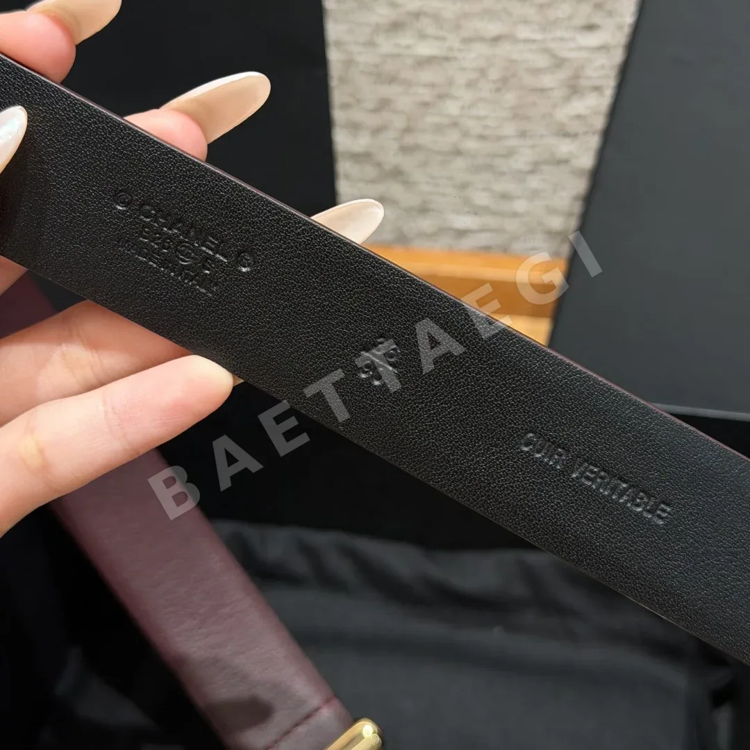 샤넬 레더 벨트 30mm 상세 이미지 7