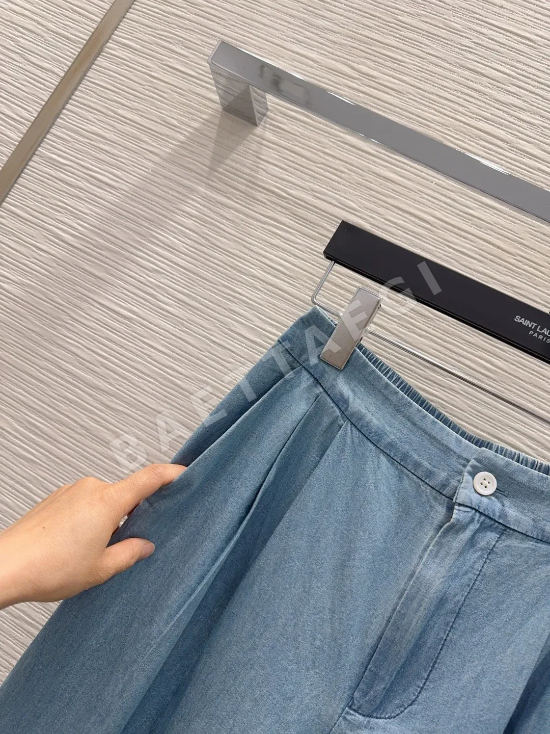 생로랑 여성 데님 바지 상세 이미지 3