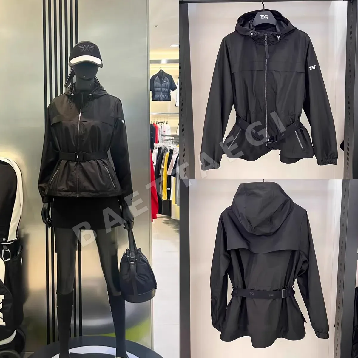 PXG 여성 슬림 허리 방풍 재킷 153111