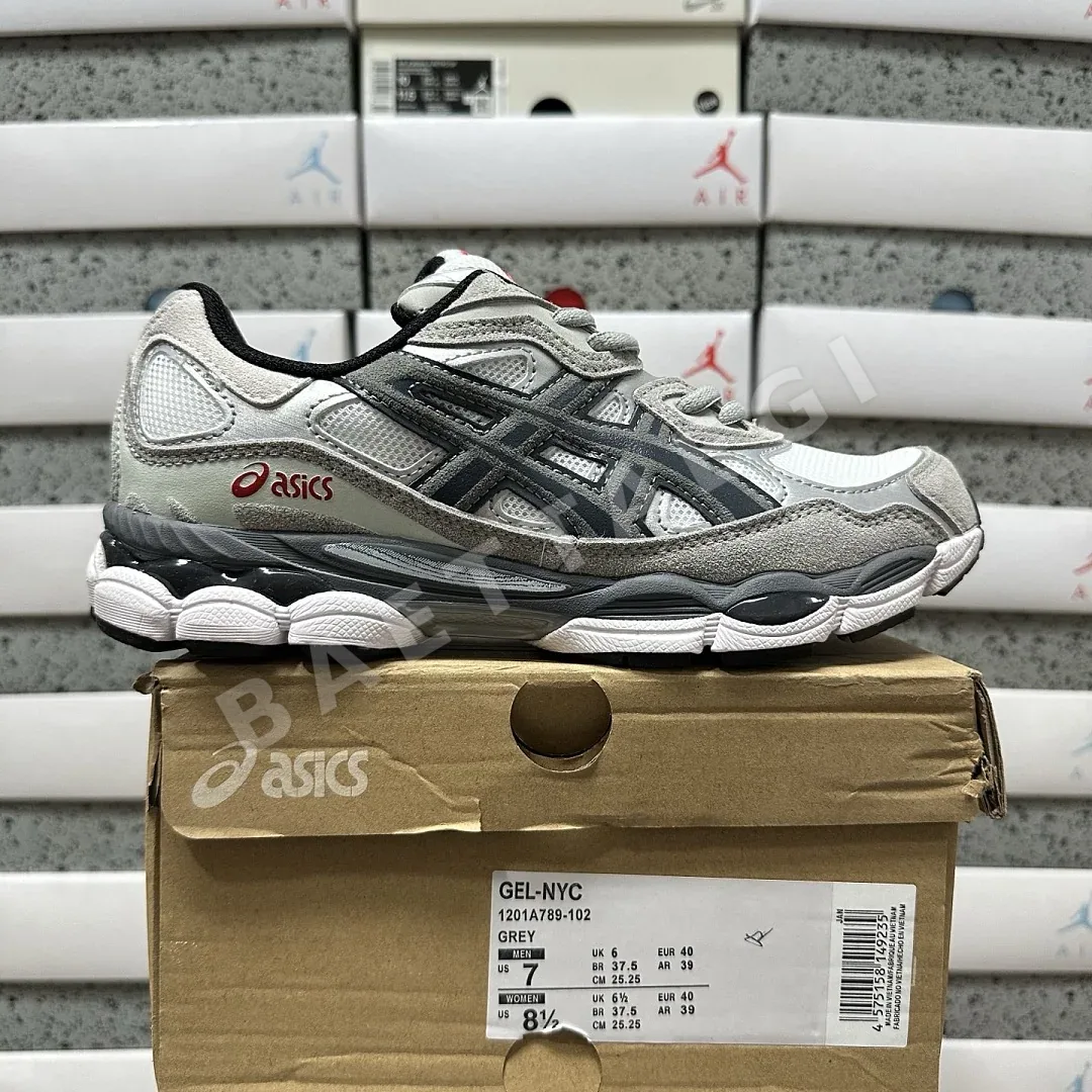 아식스 [RT] 젤 NYC 1201A789-102 200358 Asics Gel-NYC White Steel Grey