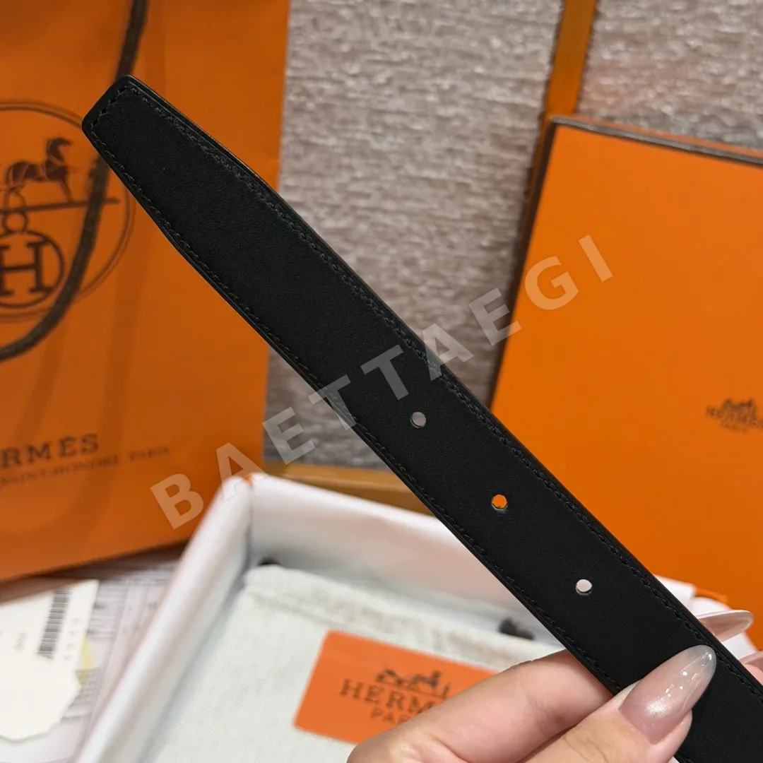 에르메스 미니 콘스탄스 H 버클 양면 가죽 벨트 상세 이미지 8