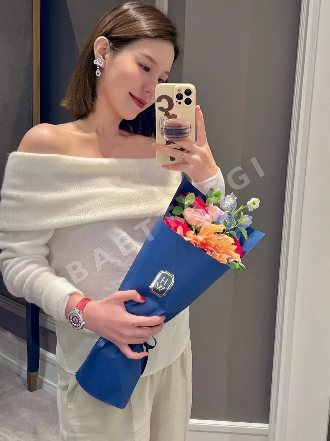 해리윈스턴 다이아몬드 루프 가든 귀걸이 상세 이미지 2