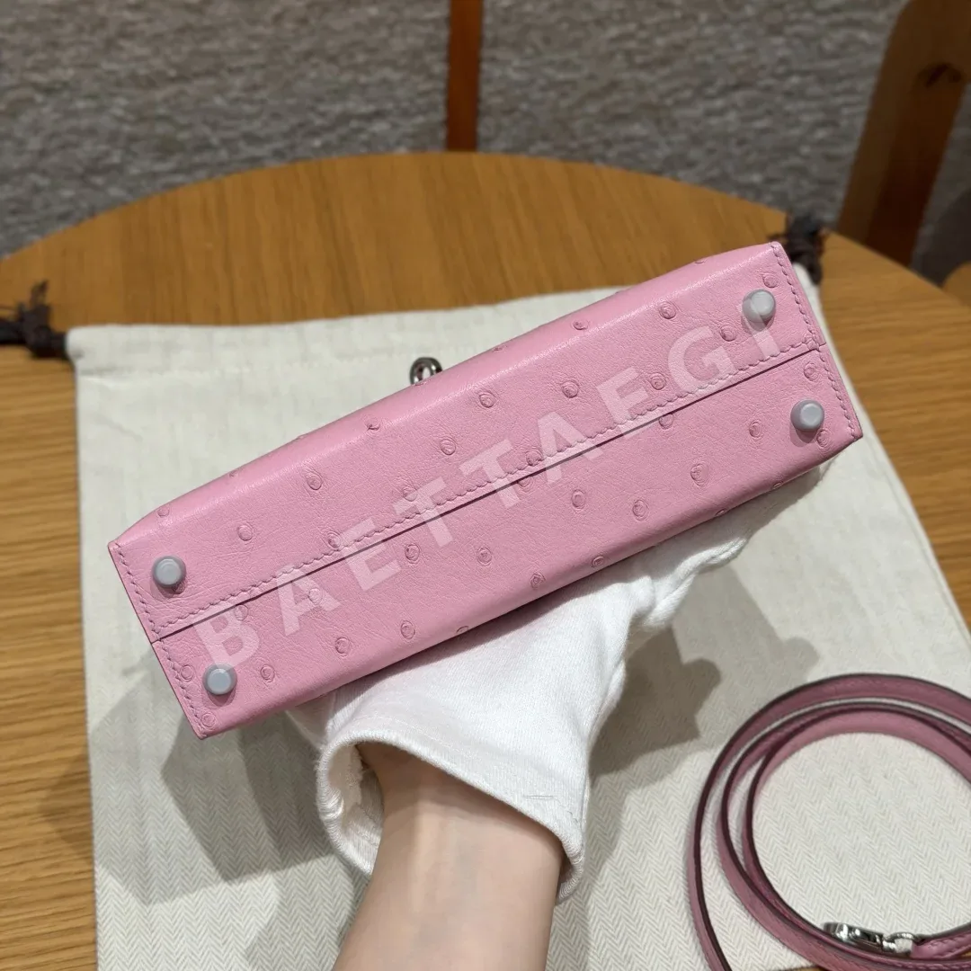 에르메스 켈리 미니 오스트리치 가방 상세 이미지 5