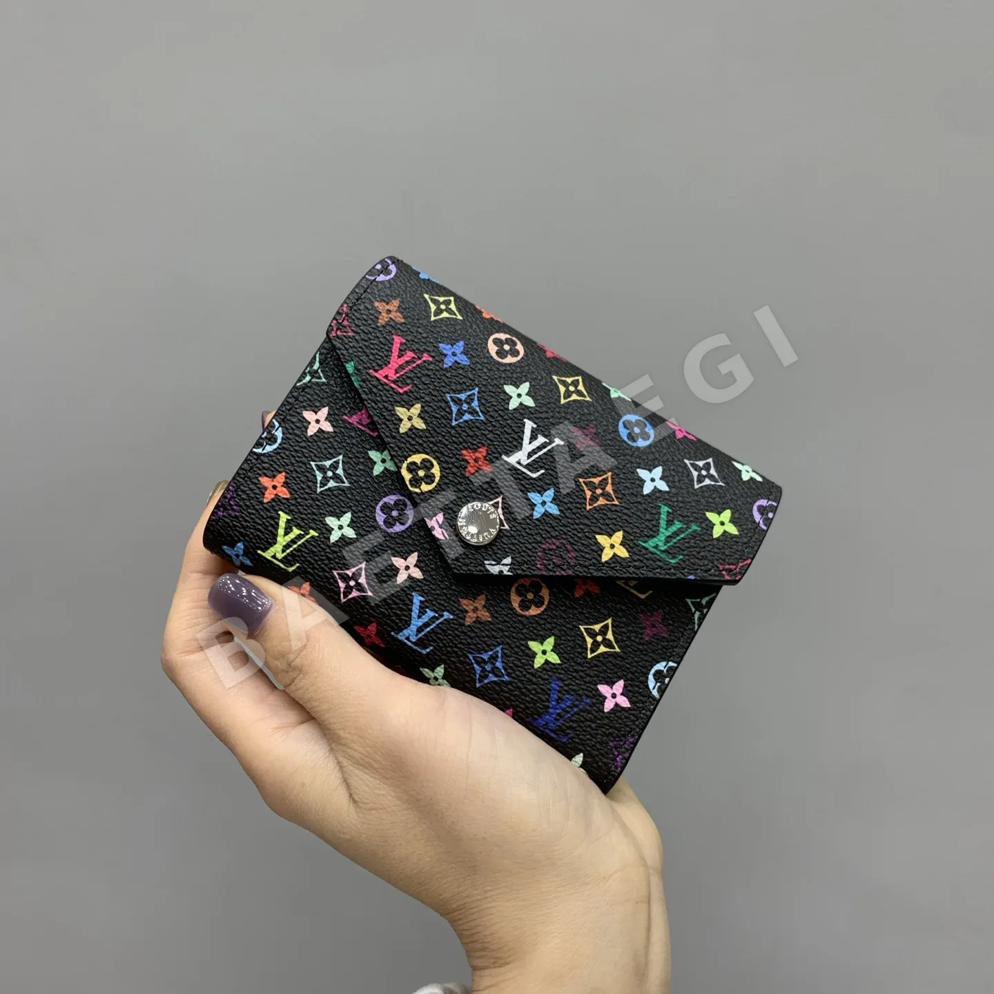루이비통 블랙 3단 지갑 M14163