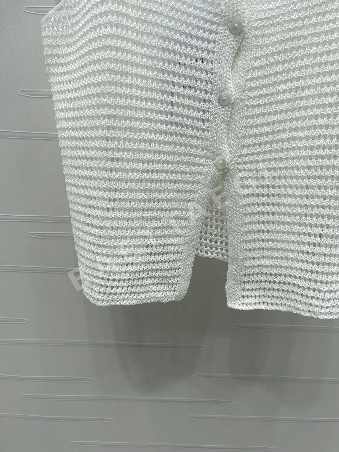 샤넬 여성 메시 반팔 티셔츠 상세 이미지 5