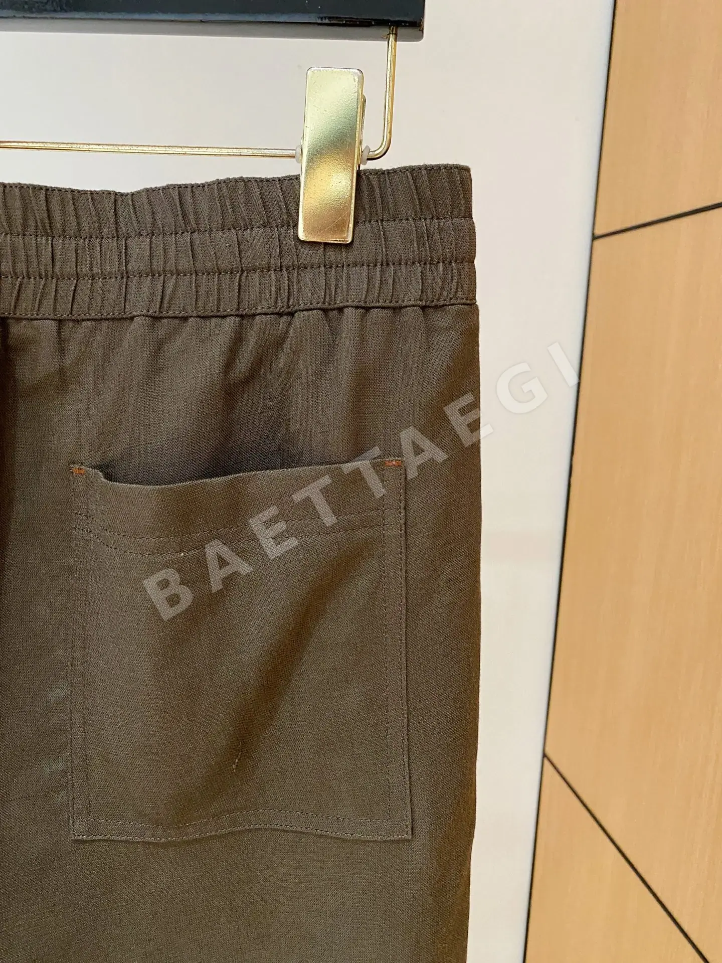 로로피아나 린넨 혼방 남성 바지 상세 이미지 8