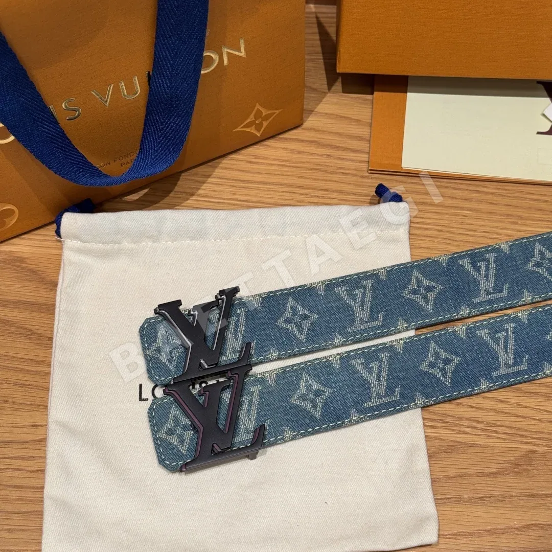 루이비통 NIGO 콜라보 데님 리버시블 벨트 상세 이미지 4