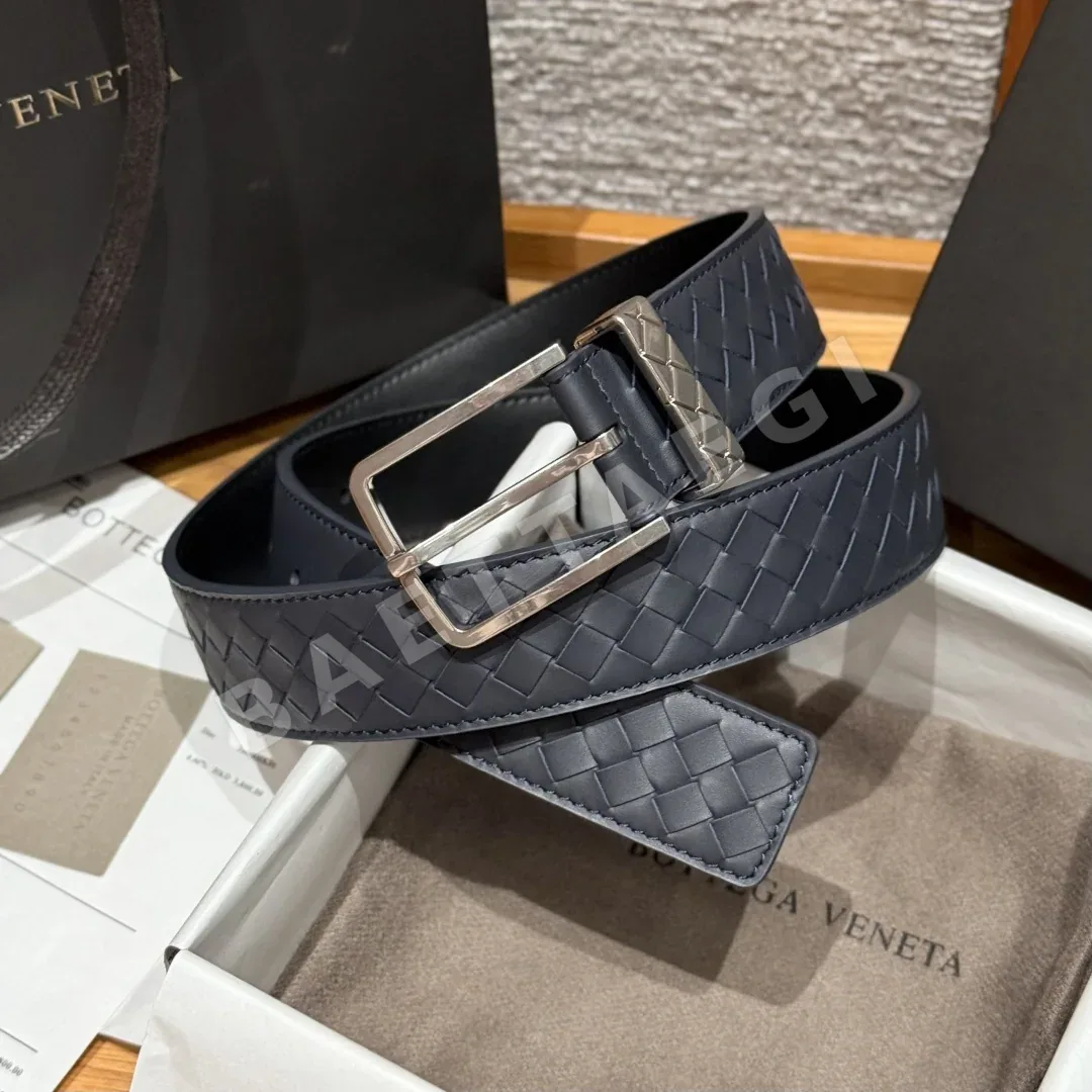 보테가베네타 인트레치오 루프 소가죽 벨트 상세 이미지 2