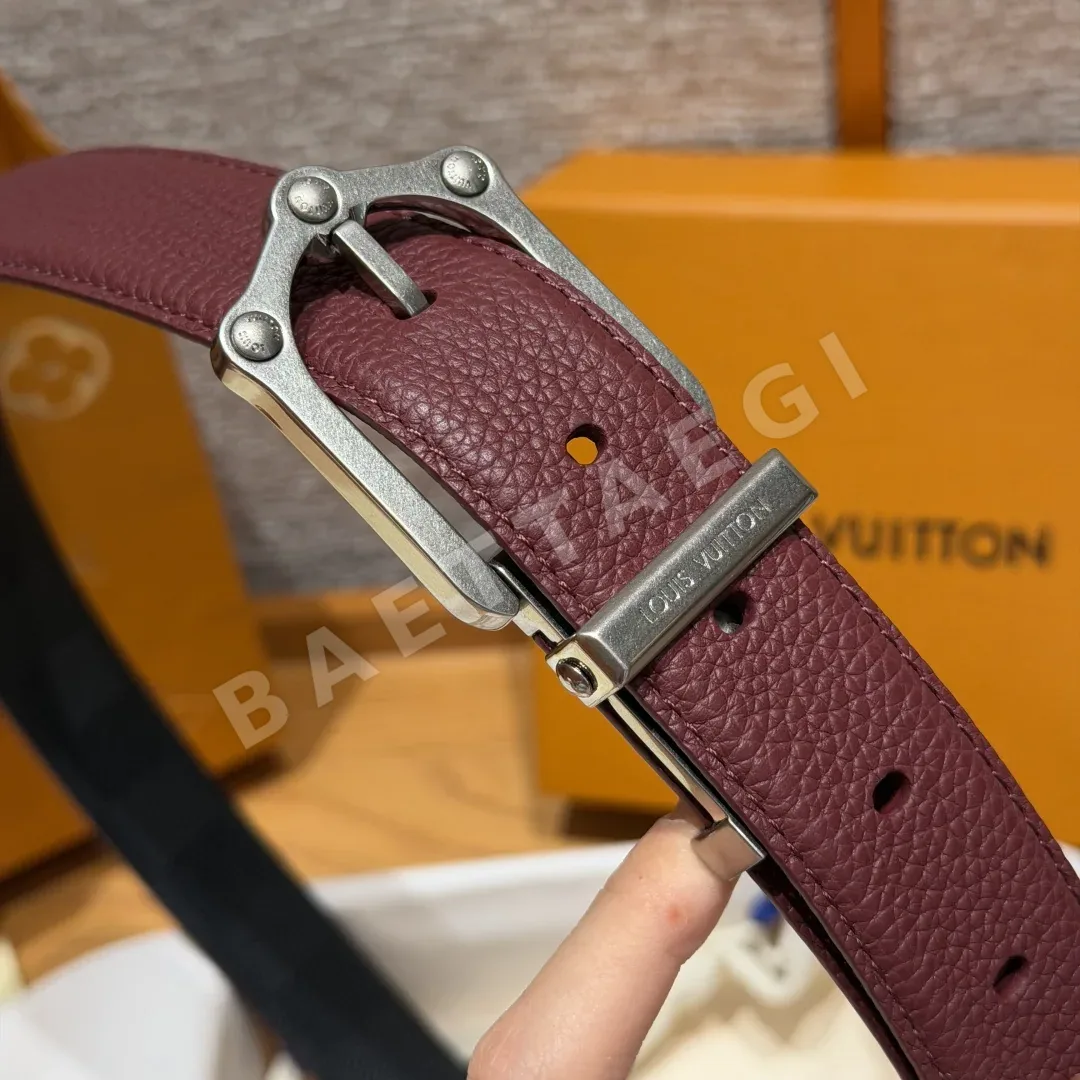 루이비통 개구리 모티브 30mm 리버시블 벨트 상세 이미지 5