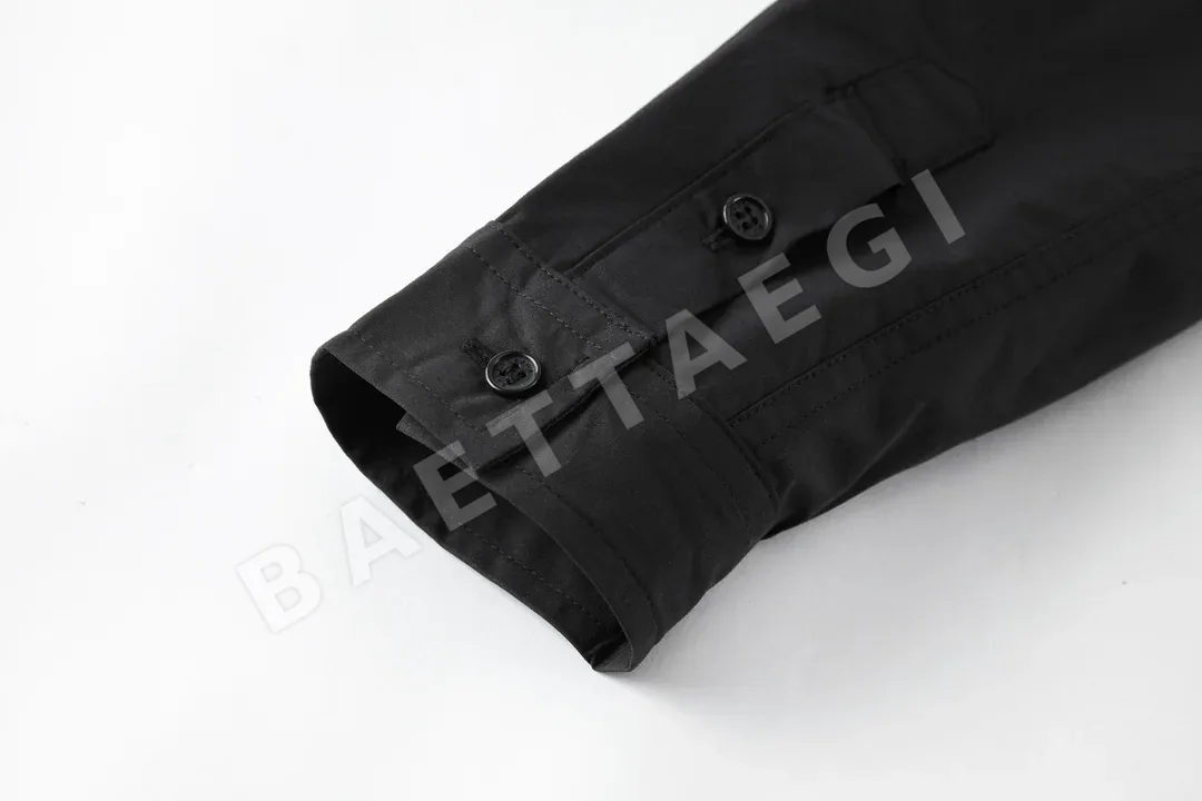 발렌시아가 남성 3 버튼 자수 셔츠 자켓 상세 이미지 5