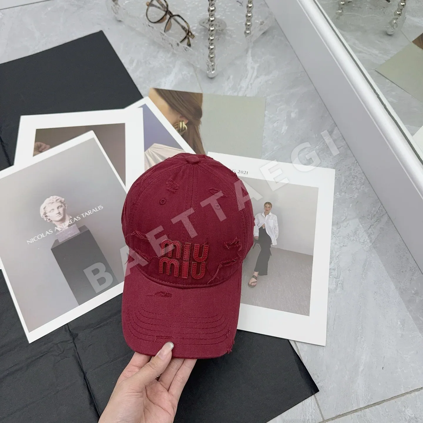 미우미우 모자 80932 Miu Miu Cap