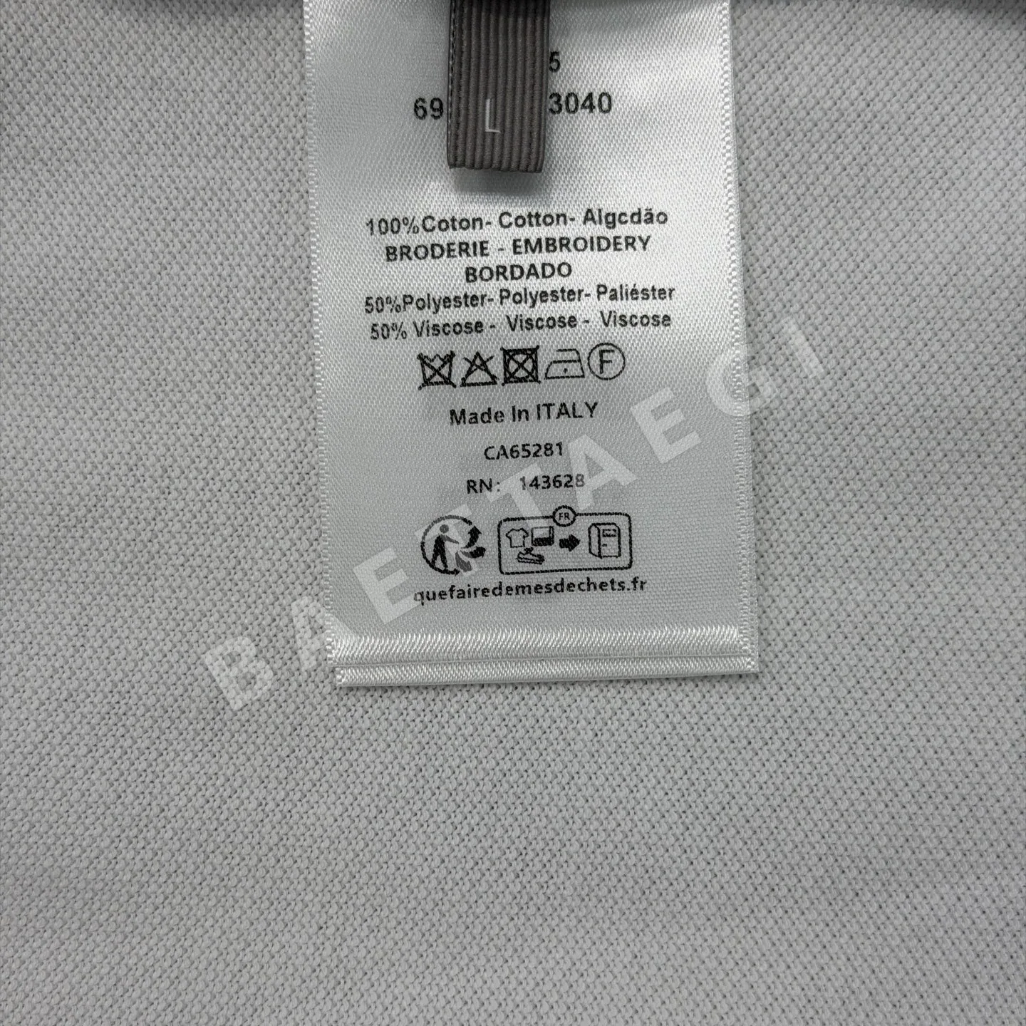 디올 루즈핏 자수 반팔 폴로셔츠 상세 이미지 9