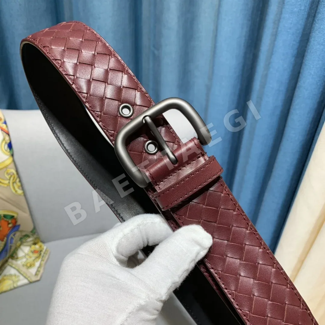 보테가베네타 BV 수공예 이탈리아산 송아지가죽 벨트 상세 이미지 2