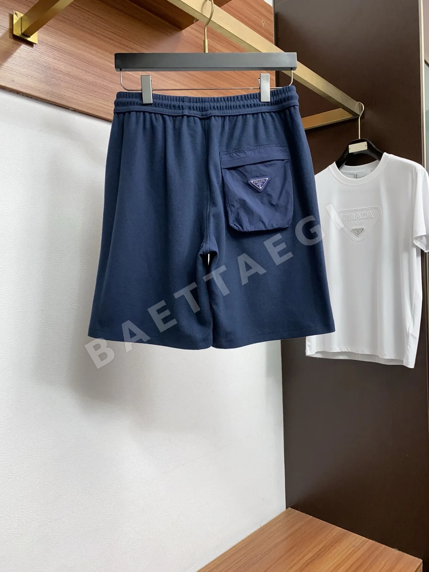 프라다 남성 반팔 폴로셔츠 상세 이미지 6