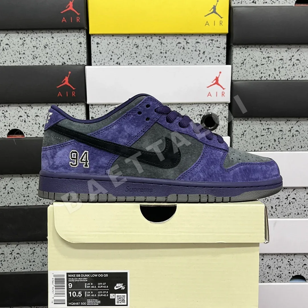 나이키 [M] SB 덩크 로우 퍼플 HQ8487-500 201048 Nike SB Dunk Low Supreme 94 Ink