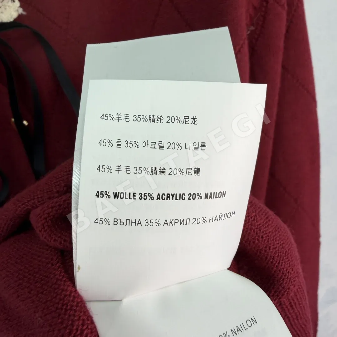 미우미우 보우 타이 레이스 니트 가디건 상세 이미지 9