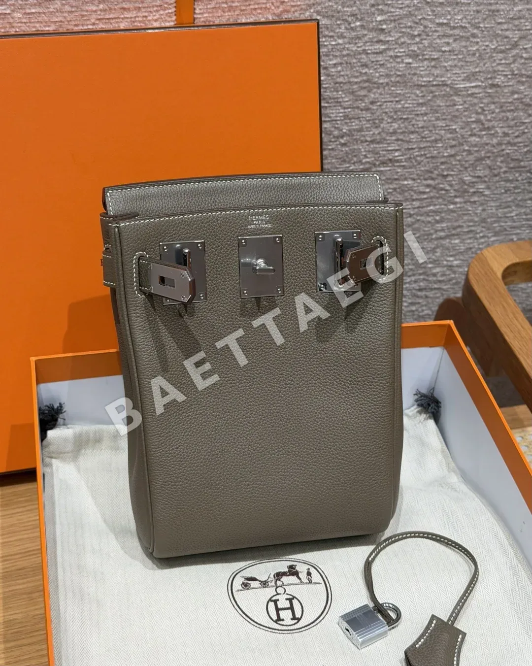에르메스 핵 아 도 토고 가죽 백팩 상세 이미지 1