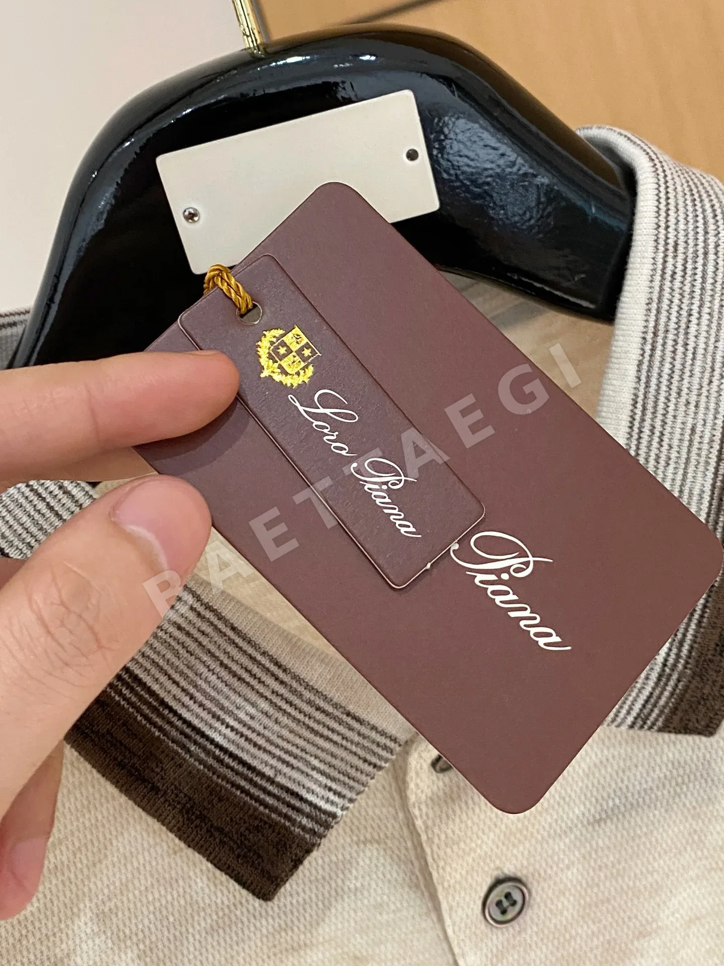 로로피아나 남성 린넨 반팔 티셔츠 상세 이미지 6